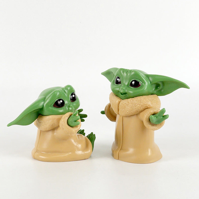 Yoda The Mandalorian, Star Wars Baby Yoda Baby BabyYoda Doll Car Cake Ornament